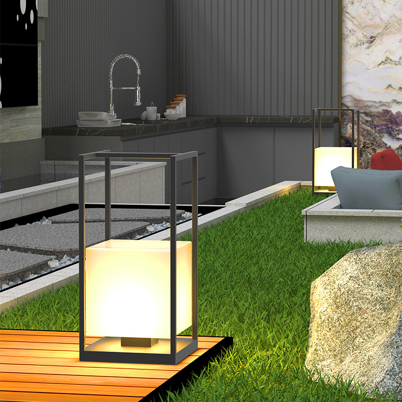 蒸客户外防水太阳能草坪灯别墅庭院景观灯公园草地灯氛围手提灯