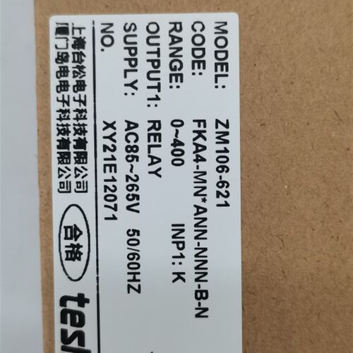 ZM106 TESHOW台松温控器MF106 ZM106-621 FKA4-MN*ANN-NNN-B-N VN