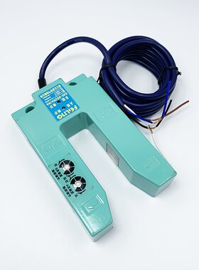 浙江飞凌 光电传感器E85-GS2NA/NA 四线 NPN型 2常开槽型光电开关