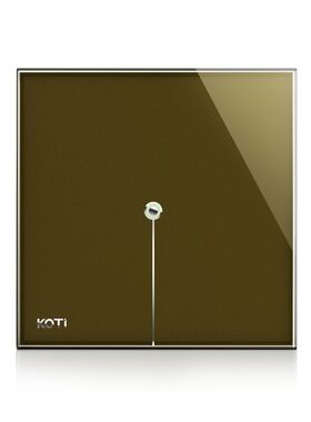 KOTI智能开关 触摸开关 无线遥控开关插座 220v 单路钢化玻璃面板