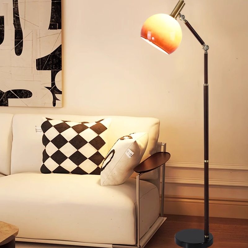 复古客厅落地灯中古风创意装饰沙发旁别墅书房卧室床头柜摇臂台灯,家装灯饰光源,装饰落地灯,淘宝优惠券,粉丝福利购,淘宝优惠卷