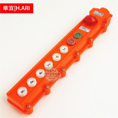 浙江天华 TNHA1-64HB COB-64HB 防水行车开关 起重按钮 8键 带急