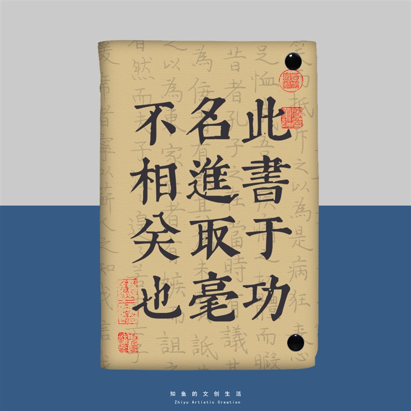 此书与功名进取毫不相关小众定制文艺D笔记本A5活页书衣a6书皮手