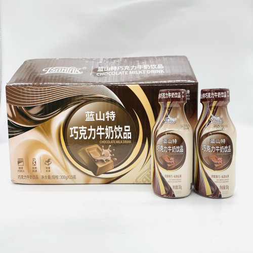 300ml蓝山特巧克力牛奶饮料可可乳味饮品瓶装朱古力牛奶饮品瓶装