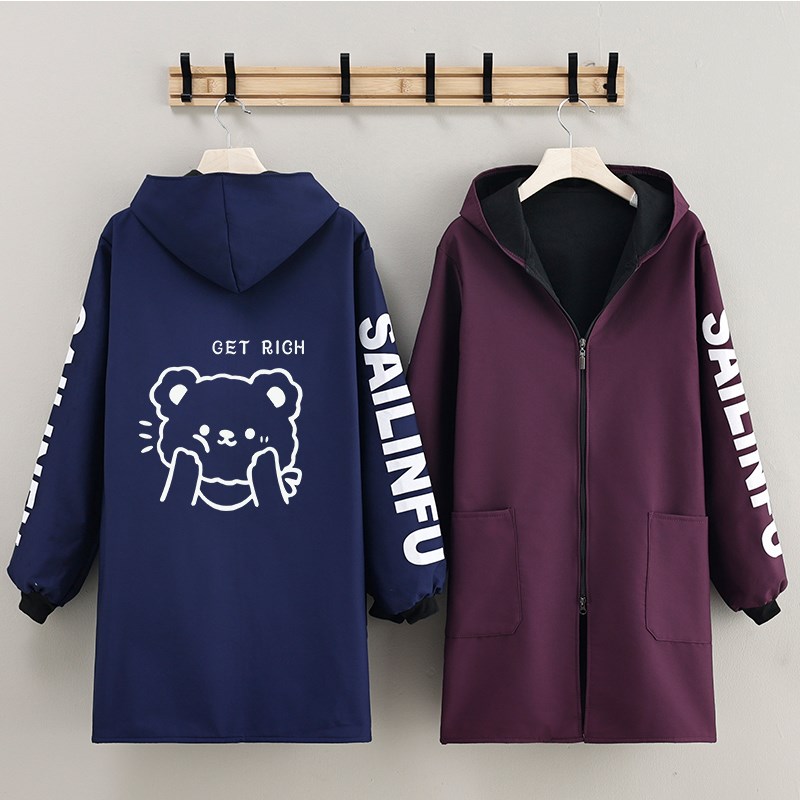 罩衣冬季加绒加厚围裙厨房长袖餐饮油工作服定