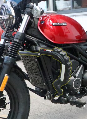 适合春风CC0加厚保护杠摔护杠加厚保险杠CF0-改装