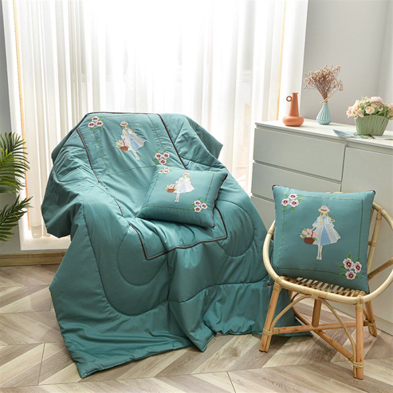 全棉四季通用抱枕毯子二合一车载两用被子室午睡毯沙发抱枕芯,居家布艺,抱枕被,淘宝优惠券,粉丝福利购,淘宝优惠卷