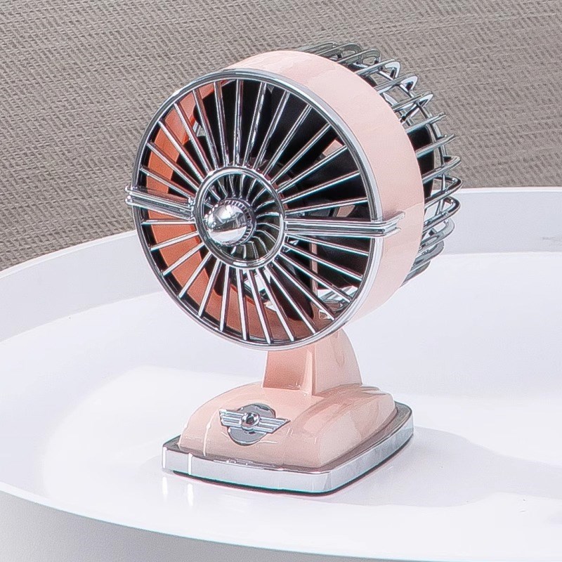 IMASU迷你复古飞机扇USB充电风扇办公室文艺桌面轻音寝室开学风扇