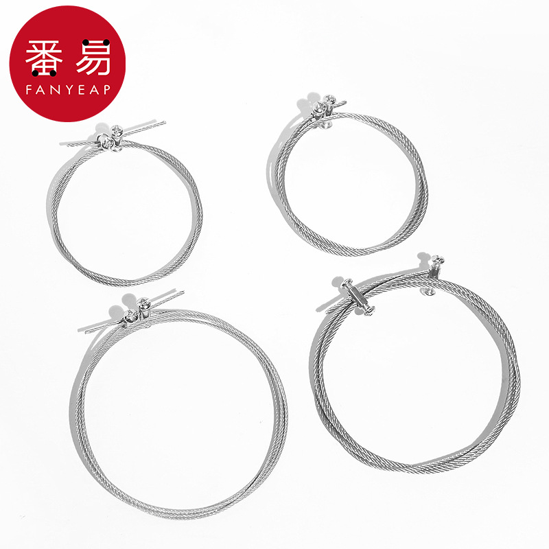 不锈钢吊绳A1P801-调节挂画器配件不锈钢吊绳调节绳钩画挂钩绳