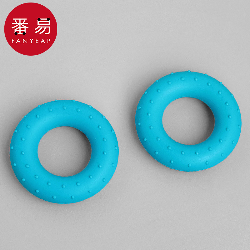 握力圈AC1S24-湖蓝色握力圈锻炼手力手指力量锻炼器材训练器