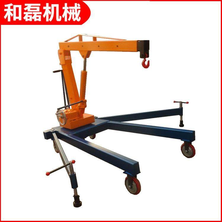 厂家直销TDQ手动液压旋转吊车移动式小吊机