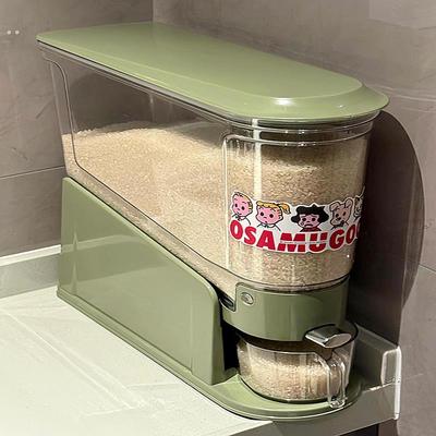 食品级米桶家用2025新款防虫防潮密封存米桶分格加厚20斤防蛀虫