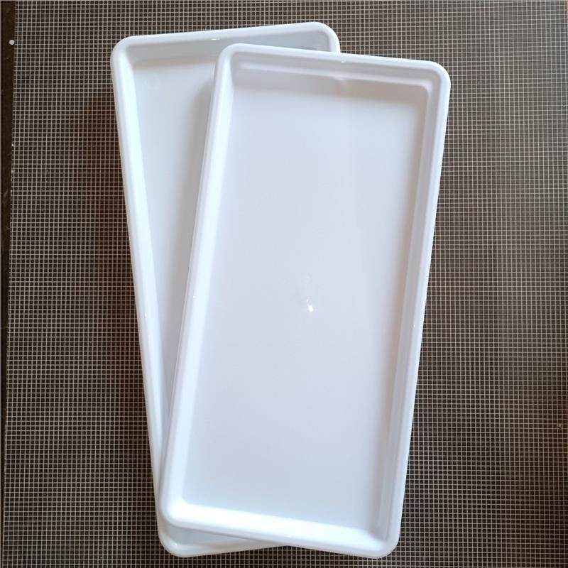 拉篮塑料托盘长方形碗盘收纳层架滴接水盘厨房碗架塑料沥水接水托