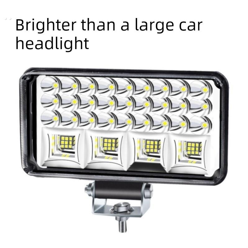 车灯led强光超亮远近光12V-80V电动车拖拉机大灯四轮车灯射灯改装