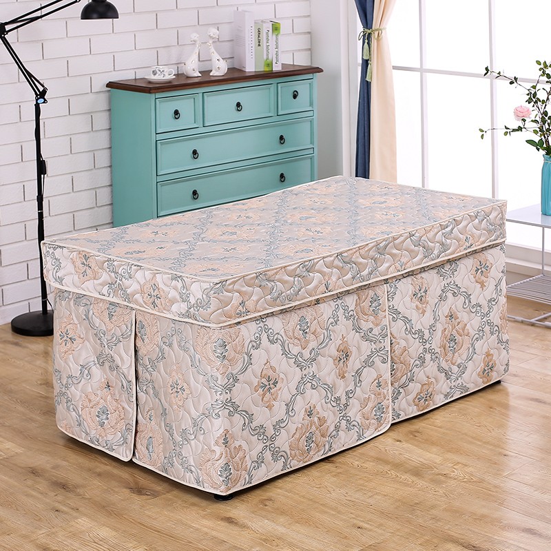 欧式桌布烤火架被提花电炉罩烤火罩电暖炉罩加厚取暖罩烤火炉桌罩