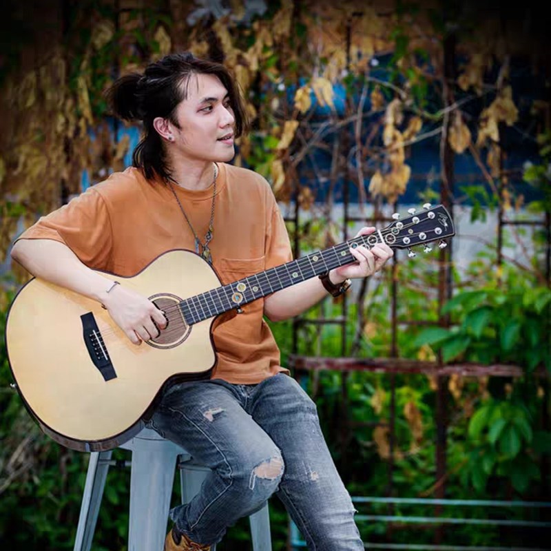 摩莉吉他M1夏花云杉面单板40/41寸初学者民谣入门男女生进阶电箱