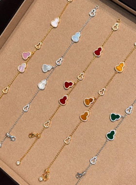 红色葫芦手链女生马年本命年