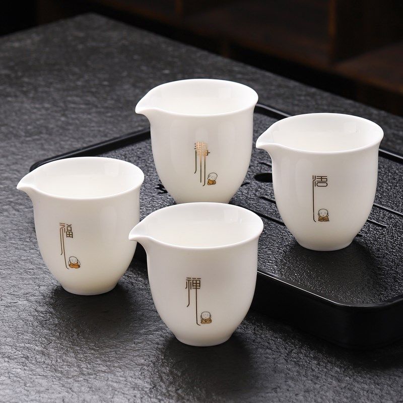 羊脂玉白瓷茶具公道杯茶道配件泡茶工H具分茶器办公喝茶茶海高档,餐饮具,公道杯,淘宝优惠券,粉丝福利购,淘宝优惠卷