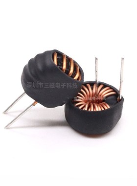 铁硅铝磁环电感 22uH 33uh 47uh F38125 车充电源滤波插脚电感线
