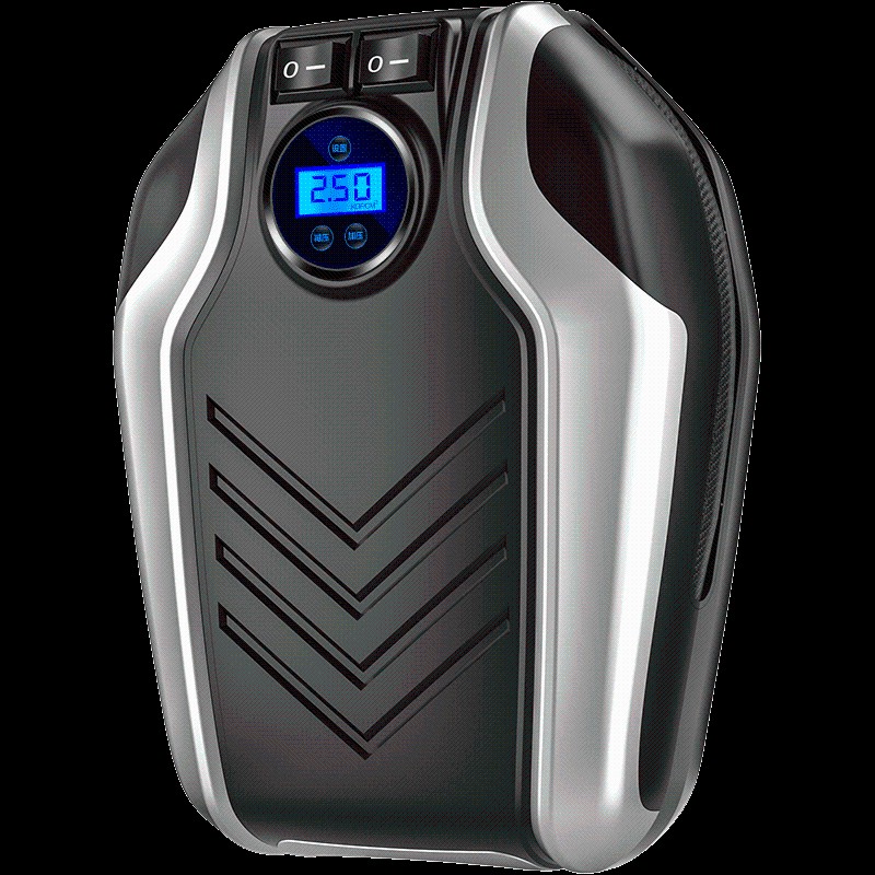 车载充气泵小轿车便携式汽车电动轮胎多功能M12v加气泵车用打气筒