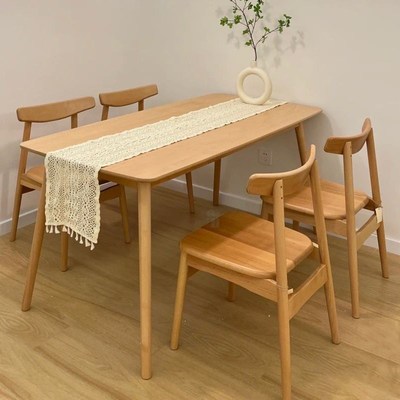 榉木桌板台面亚h克力餐桌书桌吧台一字隔板置物架层板实木桌面定