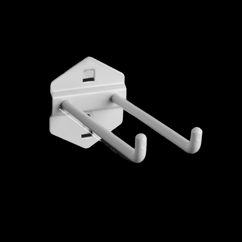 白色方孔挂板汽修工具挂钩五金工工具挂板L展示架挂墙板洞洞板置