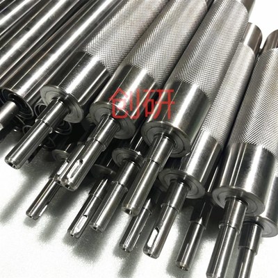 输送带流水线头尾辊传p送带滚筒动力无动力辊筒开槽挡板主动从动