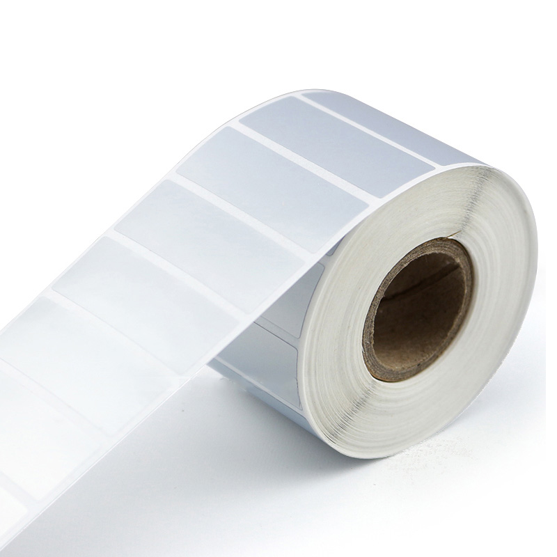 适用wewin伟文哑银防水设备标签纸PET亚银不干胶固定资产标签纸