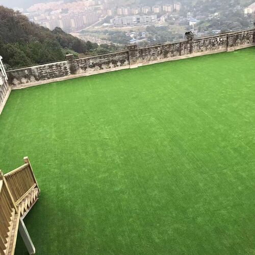 幼儿园绿色假草 装饰人造草坪 塑料加厚地毯草 皮屋顶隔热仿真草