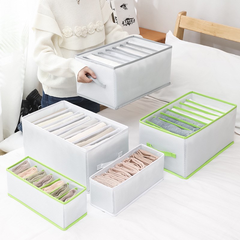 Jeans Compartment Storage Box Closet Organizer ClotWhes Sepa