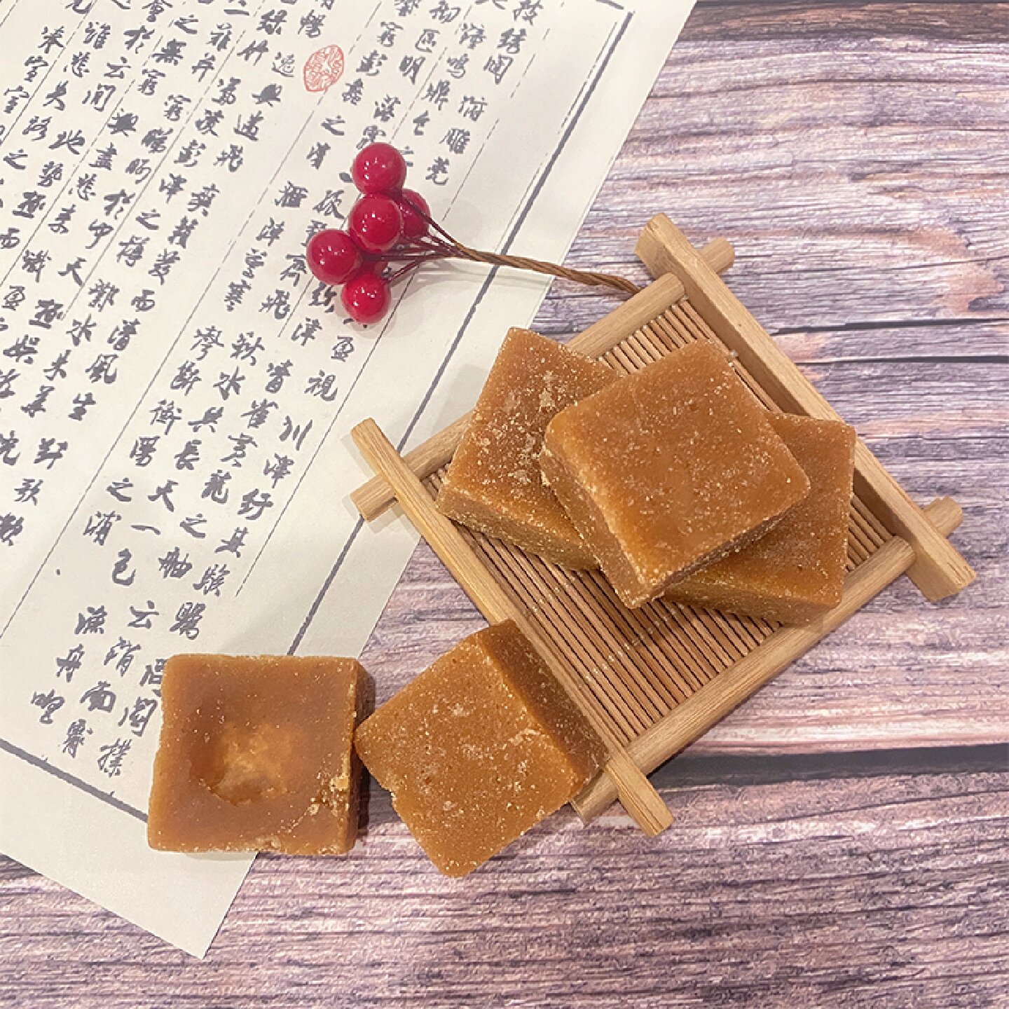 手工纯甘蔗古法生姜老红糖块土黑糖纯正小方块女性月子产妇姨妈