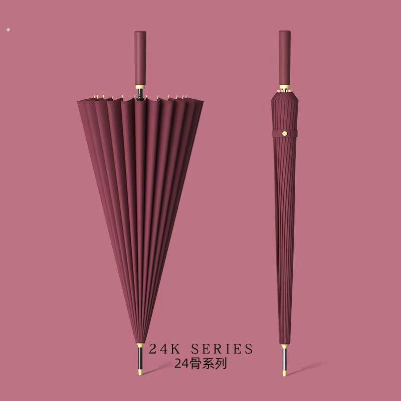 德国72骨自动长柄雨伞男士商务加固抗风直杆伞女简约大号暴雨家用
