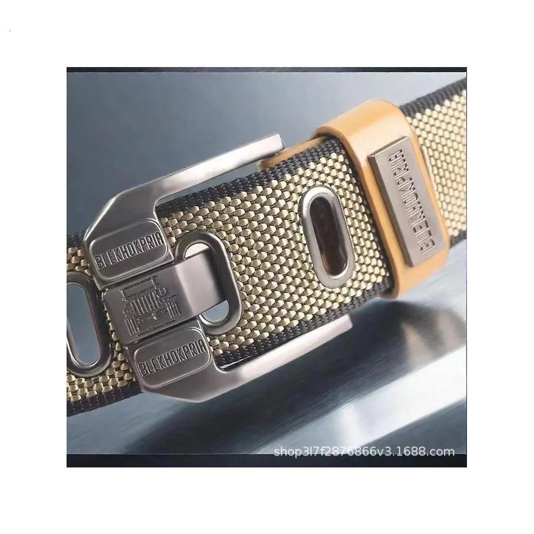 布皮带男士潮休闲帆布牛仔裤腰带2025新款工装年轻人加长户外裤带