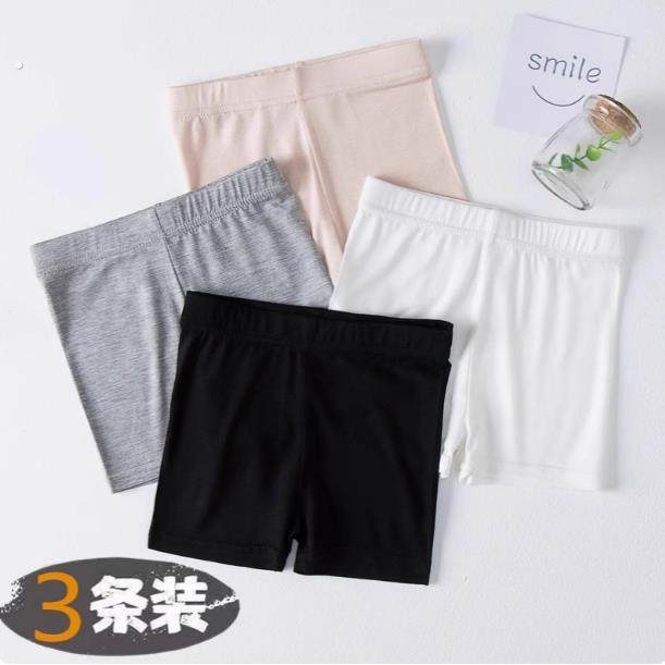 夏天打底安全裤儿童冰丝配裙子保险内裤女童夏季薄款拉丁芭蕾三分