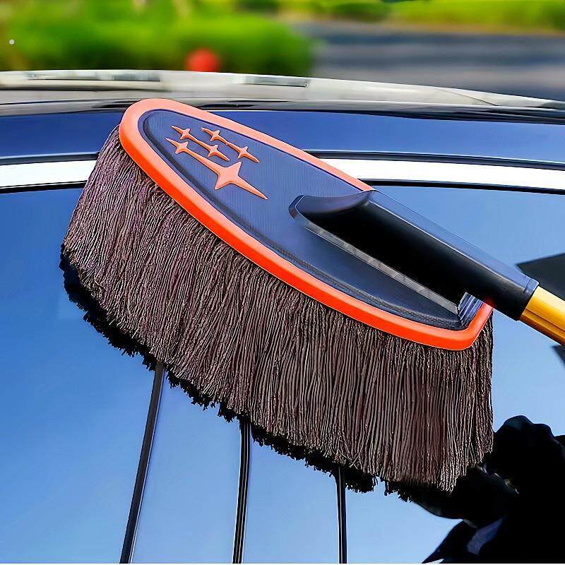 蜡刷汽车蜡拖掸子车用扫灰刷子除尘擦车拖把油毛刷掸子清洁工具