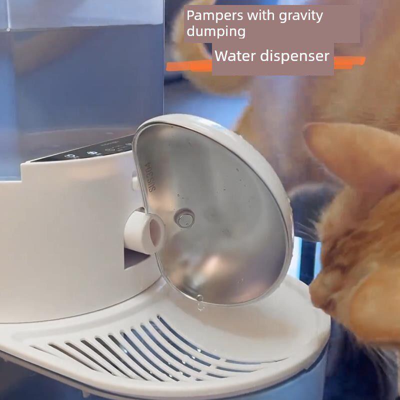 宠物饮水机倾卸式猫自动送水器流水智能宠物狗重力水电