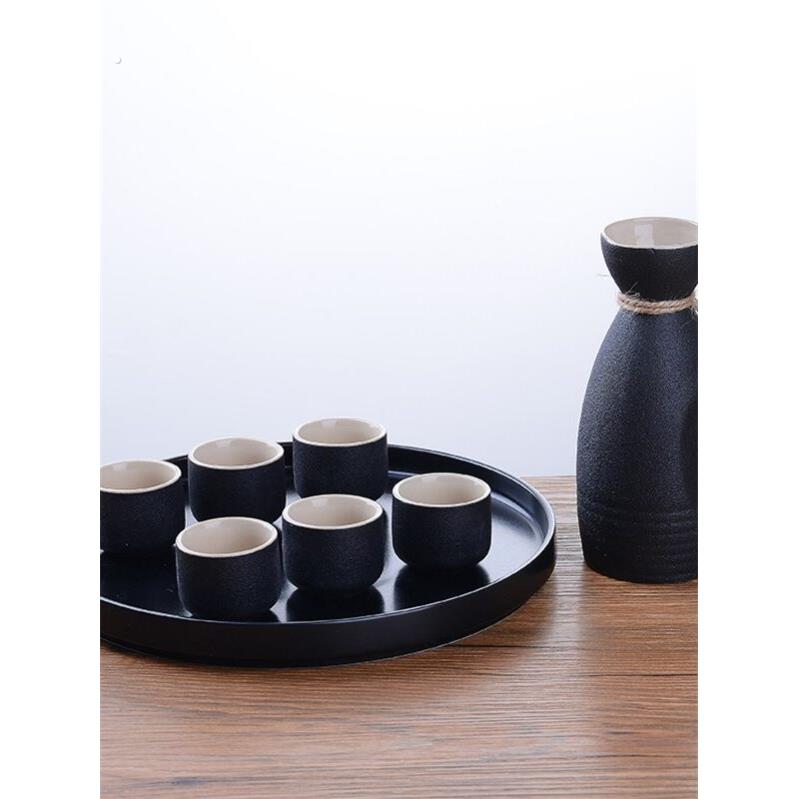 酒杯小盏日式老式白酒杯斗笠茶具套装复古风酒壶盏中式小酒盅陶瓷
