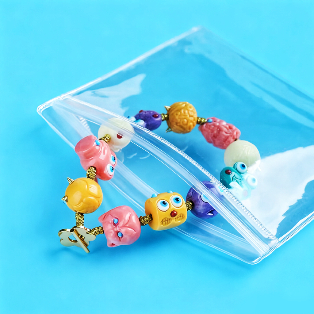 防氧化PVC自封袋10个首饰袋珠宝饰品玉石文玩收纳高透明密封袋子