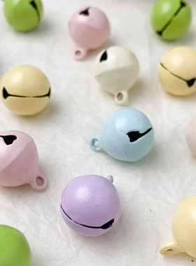 OAR彩色烤漆小号响铃铛摇铃多巴胺铃铛挂件diy钥匙扣饰品吊坠配件