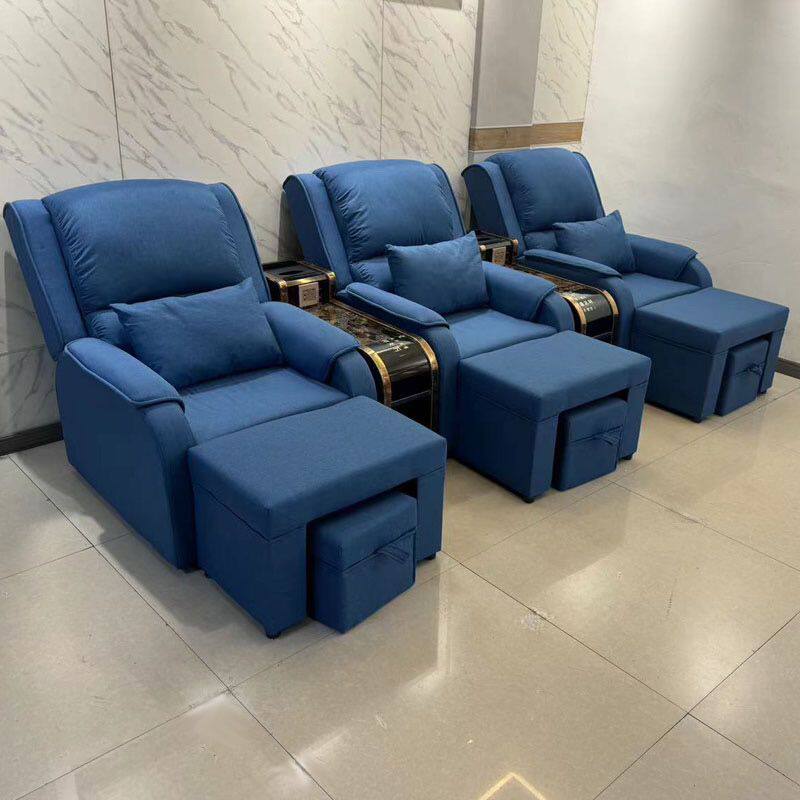 足浴沙发电动休闲躺椅按摩床浴场室桑拿会所足疗采耳修脚沐足沙发