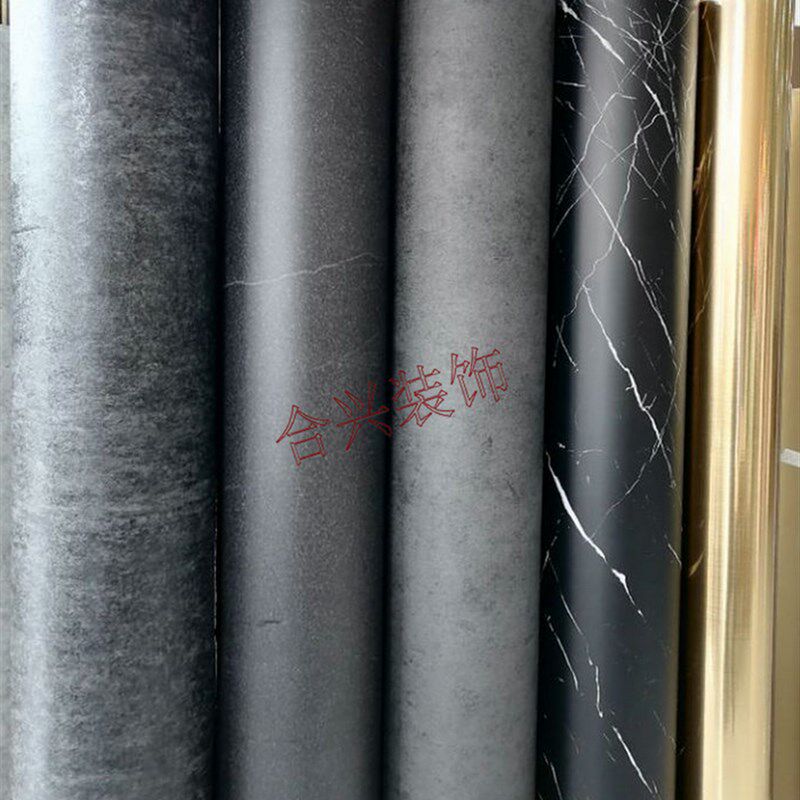 泥纹理石磨石波音软片加厚贴纸自粘木门柜家具翻新