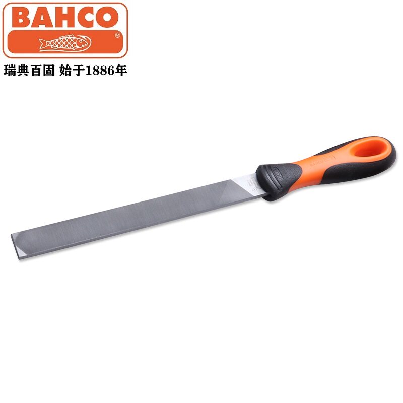 百固扁平锉钳工锉刀机工钢锉金属打磨工具粗中细齿
