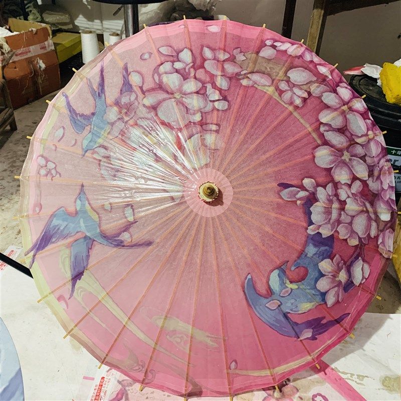 泸州芳香油纸伞舞台道具吊顶七秀晴雨两用 汉服