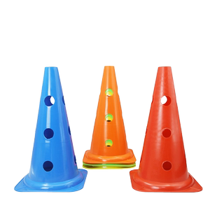 篮球训练标志桶障碍物标志盘足球绕杆锥桶训练标志杆角标锥形筒