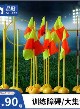 蛇形跑标志杆足球角旗注水旗杆底座中考体育篮球绕杆桩障碍物训练