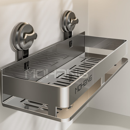 厨房置物架吸盘免打孔多功能壁挂