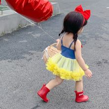 宝宝泳衣女宝3岁女童连体裙式游泳衣网红婴儿童夏季2女孩洋气公主