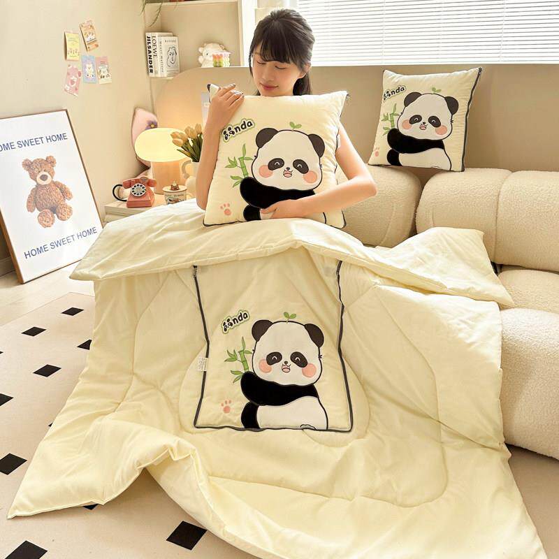 汽车抱枕车用被子两用2025新款卡通午睡枕头毯子二合一夏季空调被