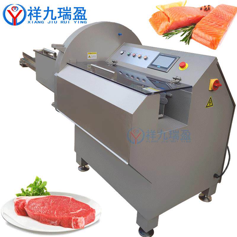 全自动冻肉砍排机五花肉培根切片机多功能牛排砍排机厂家直销