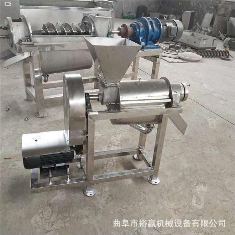 不锈钢苹果鲜果榨汁机甜橘柚子挤压出汁机商用大型螺旋榨汁设备